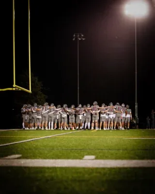 Friday night lights last week at #citywide South Lions win 28/7 over STA