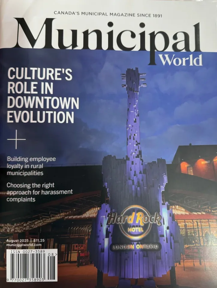 I am Quoted in the Cover Story of Municipal World Magazine, August 2025!