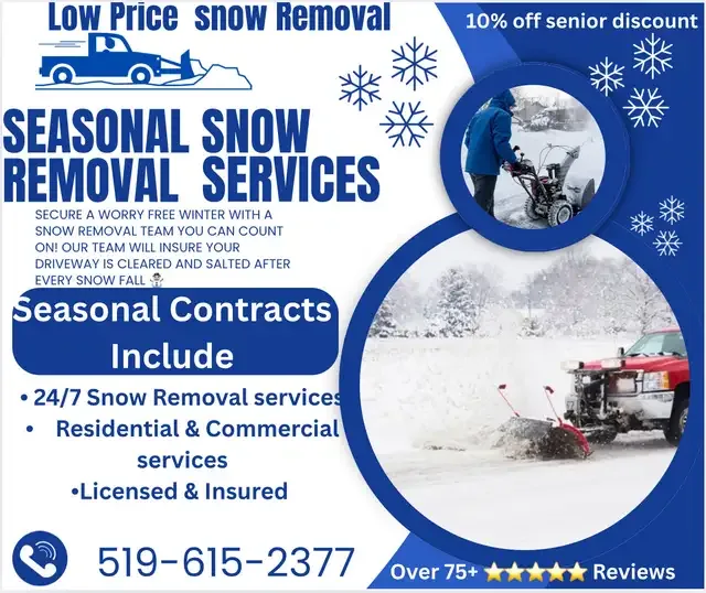 Residential & Commercial Snow Removal in Snow Removal & Property Maintenance in London - Image 6
