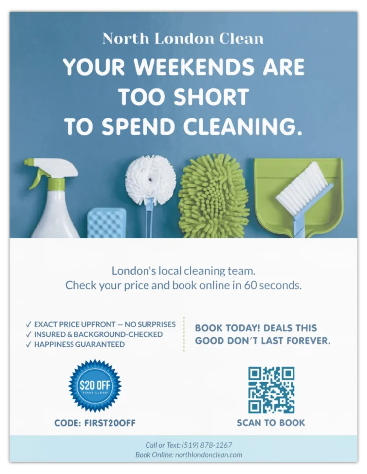 Image from North London Clean's saved profile