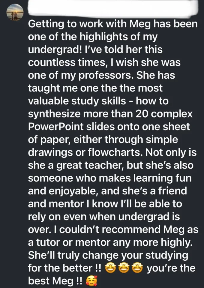 Image from Meg's saved profile