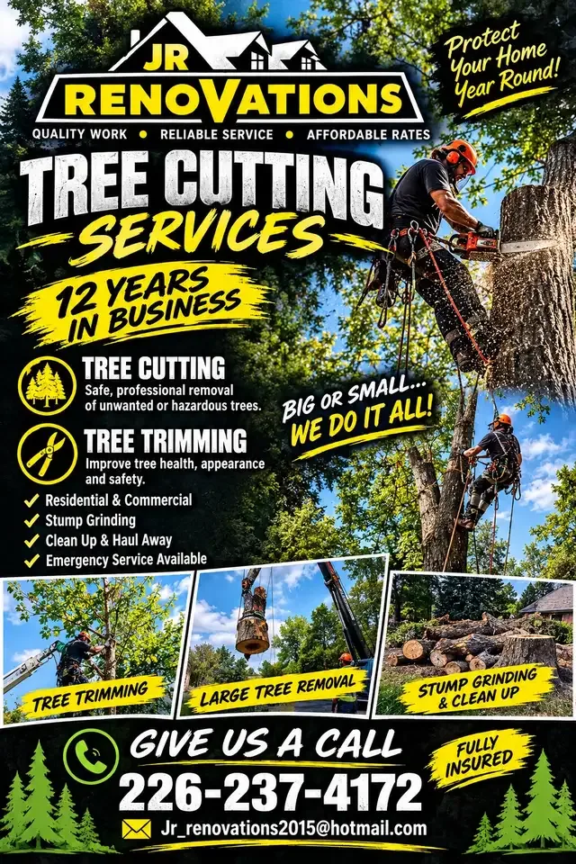 tree cutting services good prices ! Call 226-237-4172 in Lawn, Tree Maintenance & Eavestrough in London - Image 2