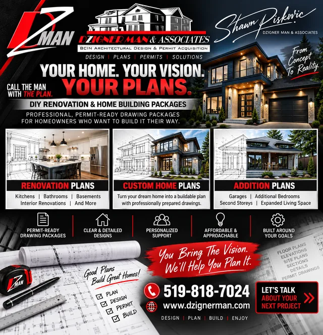 BCIN Designer / Permit Acquisition / ADU's / Rentals / Architect in Renovations, General Contracting & Handyman in London - Image 3
