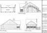 Architectural elevations and plan for front porch installation.