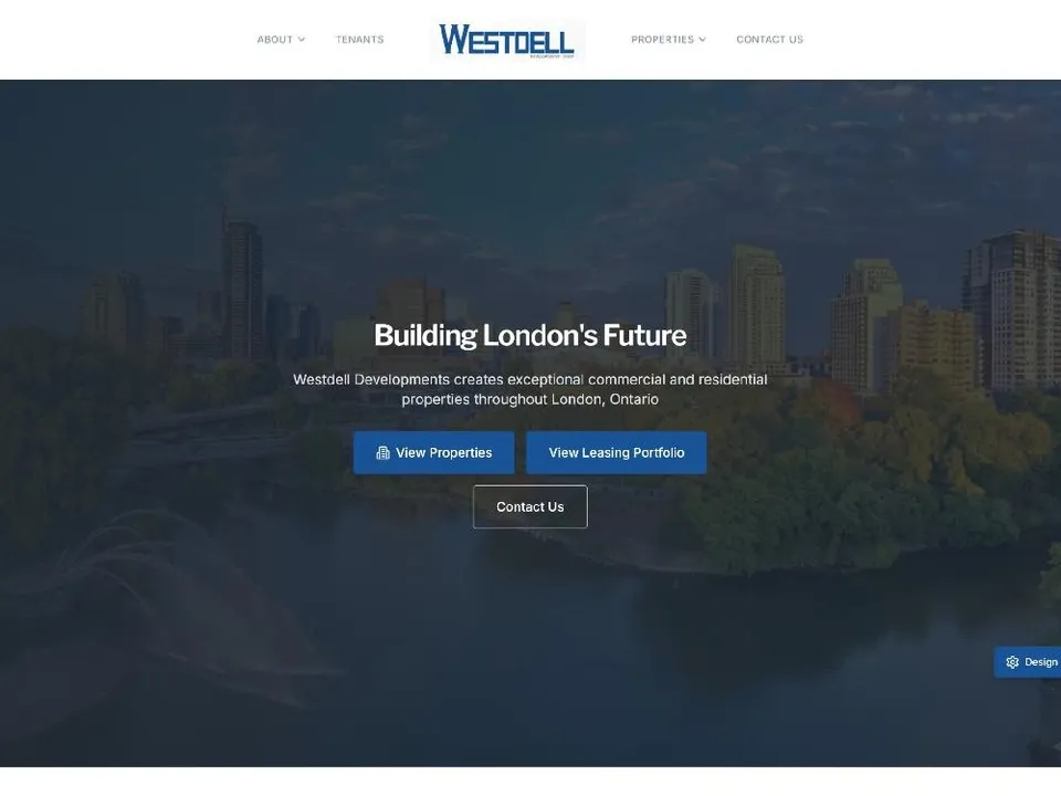 WestDell Development Corp. Web Re-Design