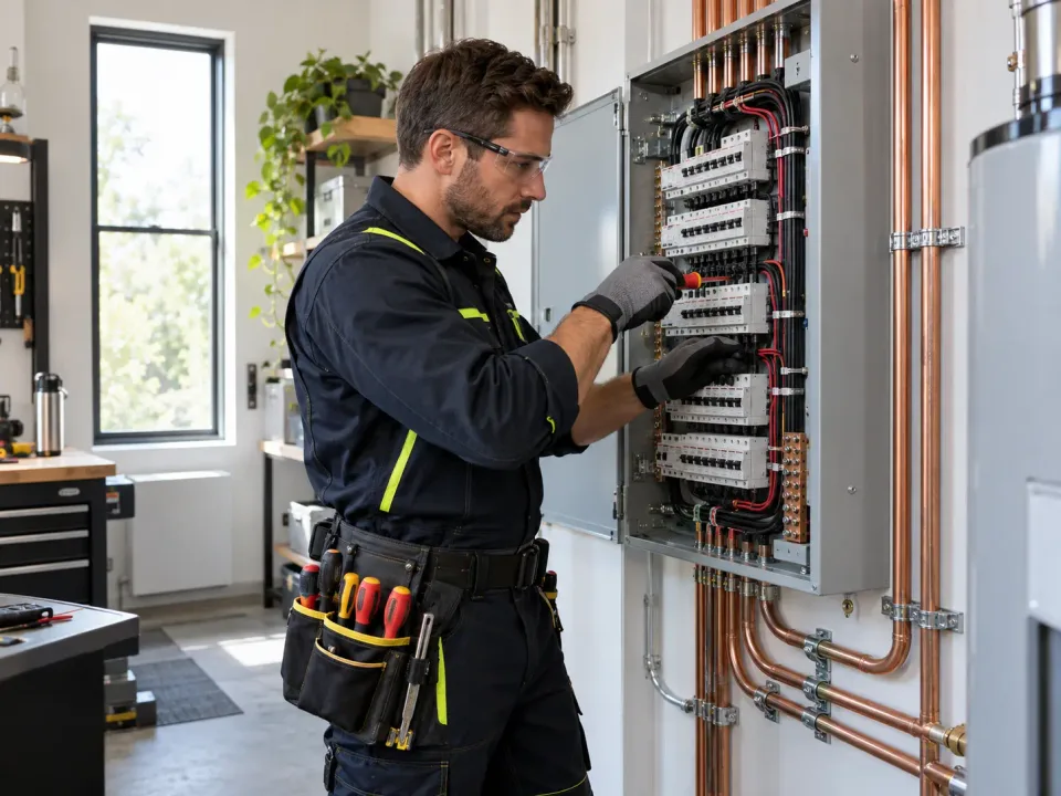 Sebco Electric licensed electrician breaker panel installation