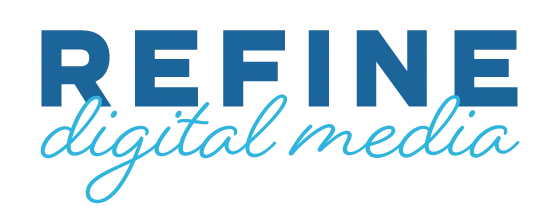 Refine digital media logo