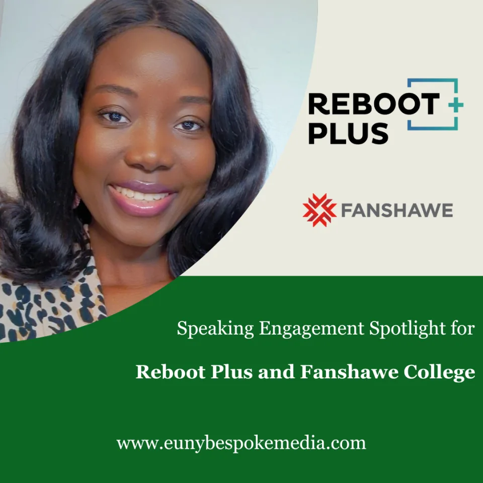 Speaking Engagement for Reboot Plus and Fanshawe College