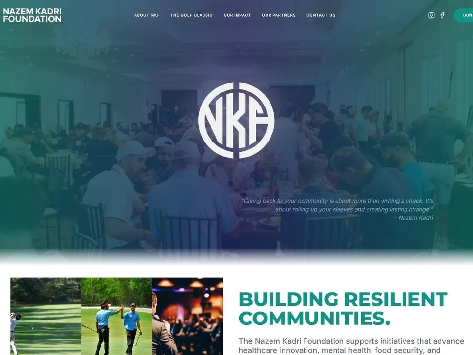 NHL Star Nazem Kadri Charity Website