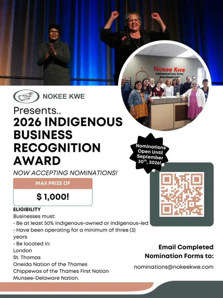 2026 Nokee Kwe Indigenous Business Recognition Award
