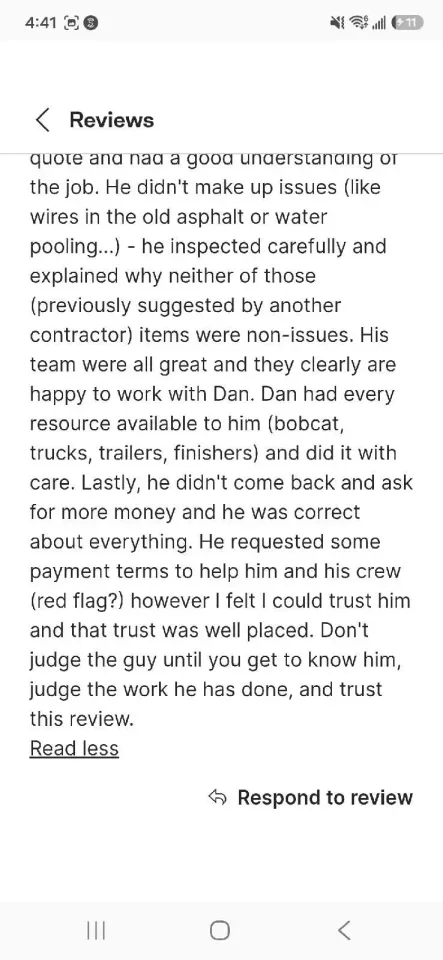 Image from Daniel's saved profile