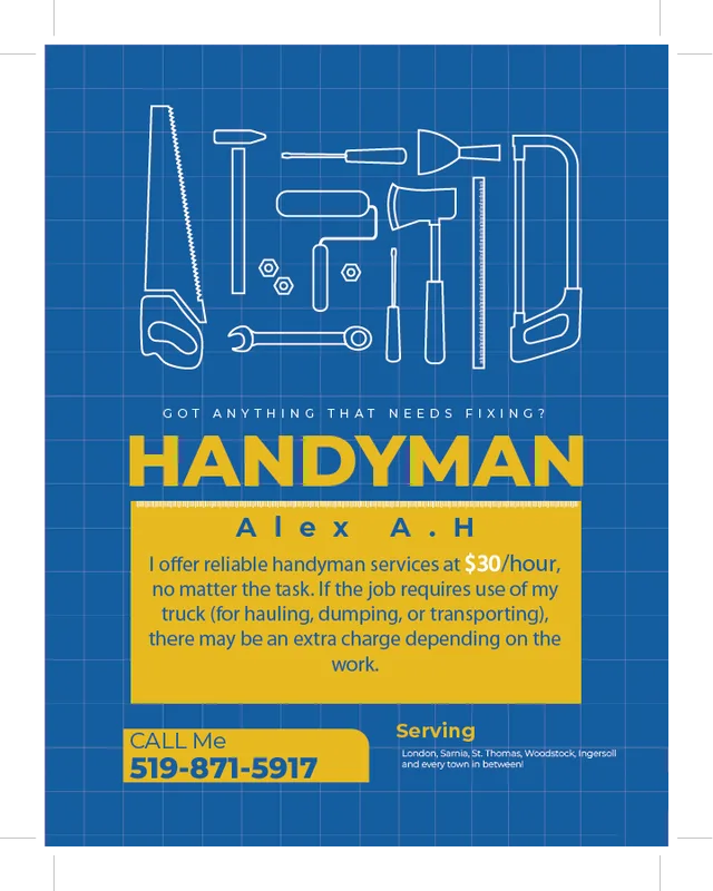 Handyman Services $30/Hour | Home Repairs, Painting, Yard Work & in Renovations, General Contracting & Handyman in London - Image 2
