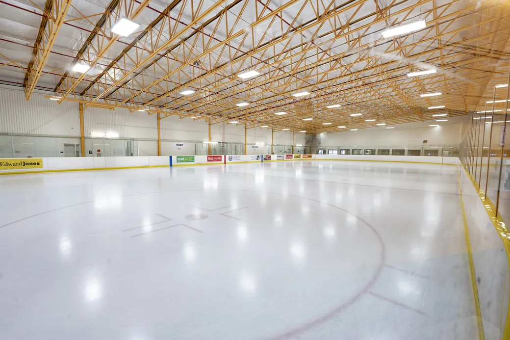 Earl Nichols Recreation Centre arena. Photo date not stated.