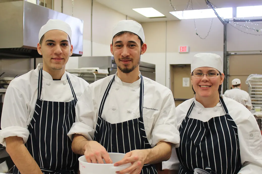 Culinary training pictured on the London Training Centre website. Photo date not stated.