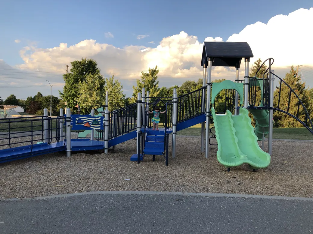 Playground at Medway Park. Published in the source’s 2020 park visit report. Current equipment may differ.