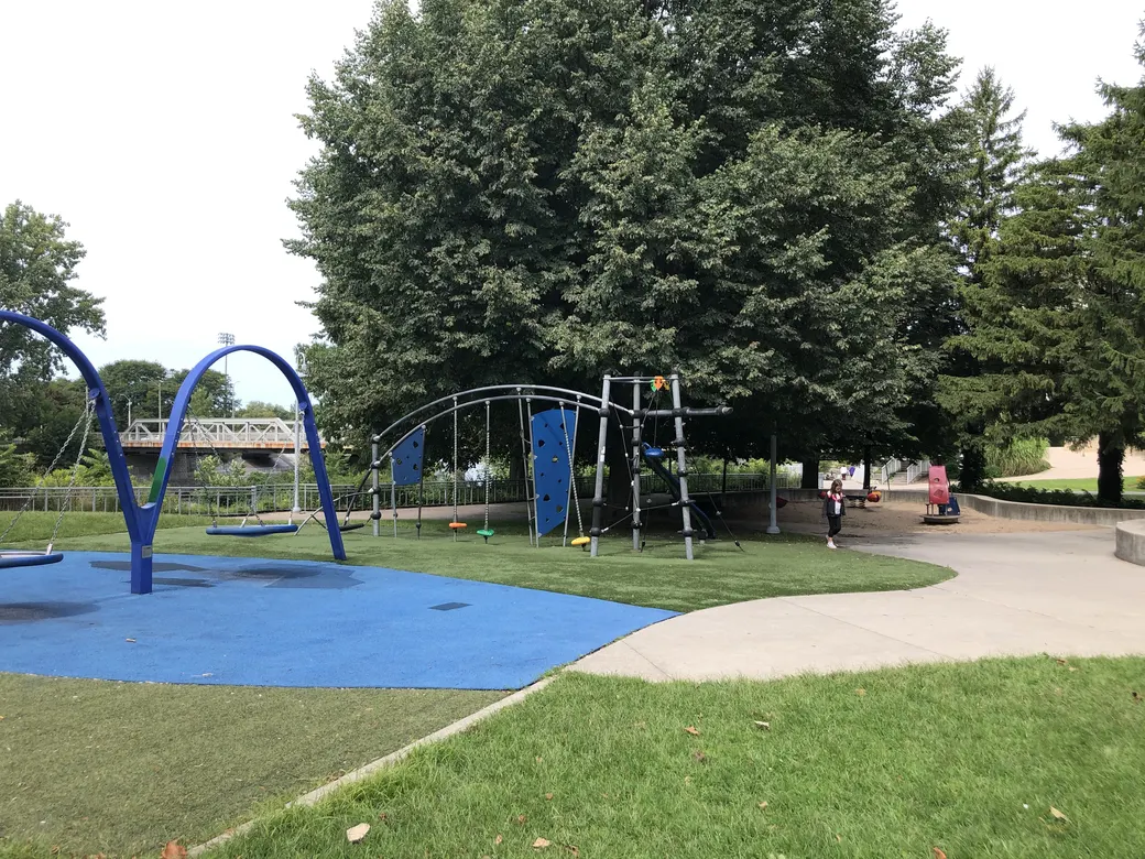 Playground at Ivey Park. Published in the source’s 2020 park visit report. Current equipment may differ.