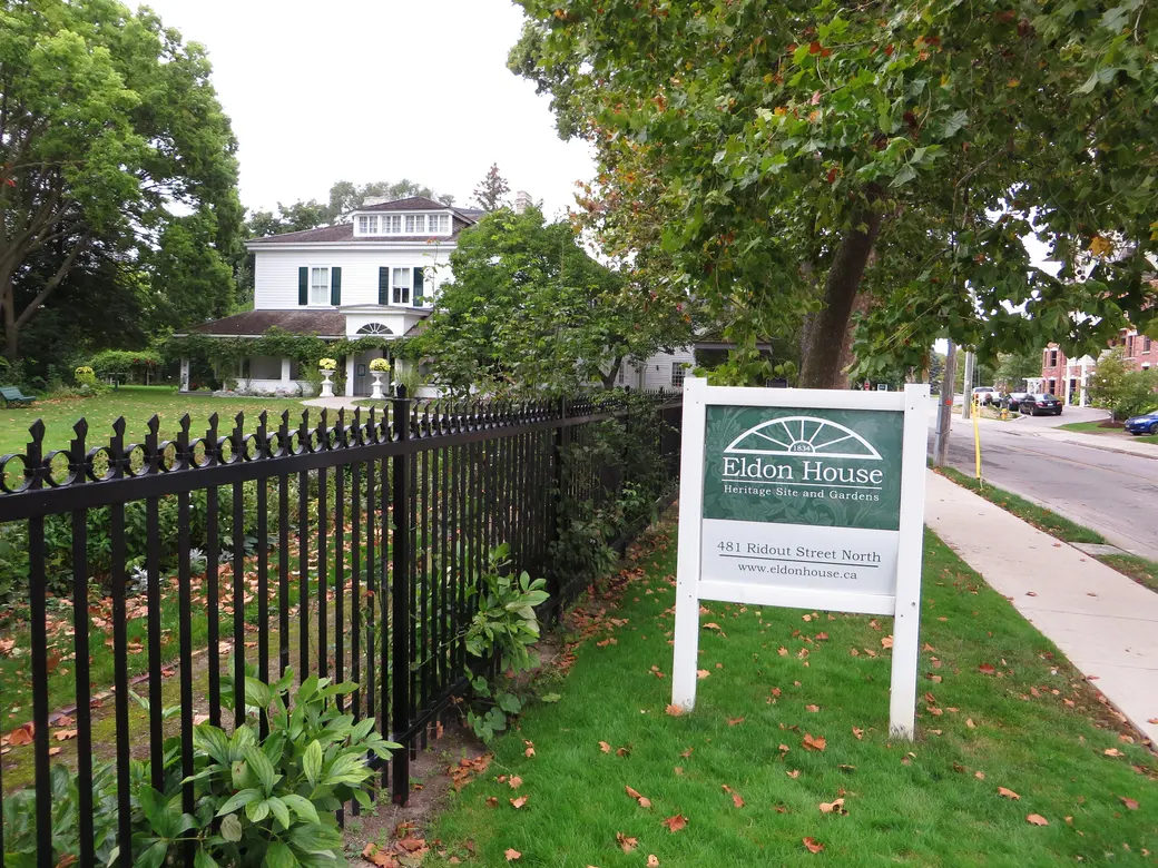 Eldon House, photographed in September 2015.